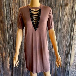 Active USA mauve purple soft dress size medium